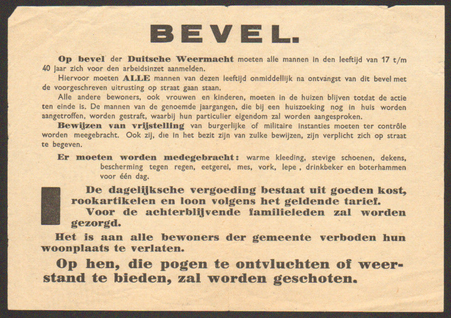 Oorlog - Naar Duitsland om te werken